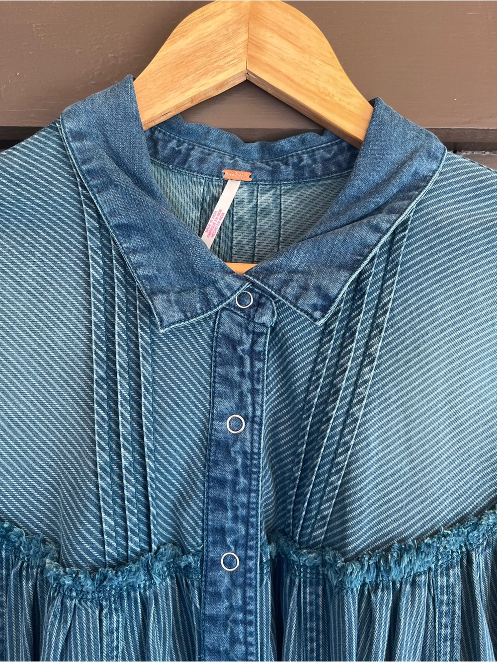 Free People Blue Striped Maxi Dress - Picture 2 of 3